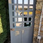 Portillon en bois exterieur