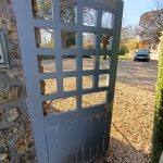 Portillon en bois exterieur
