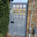 Portillon en bois exterieur