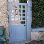 Portillon en bois exterieur